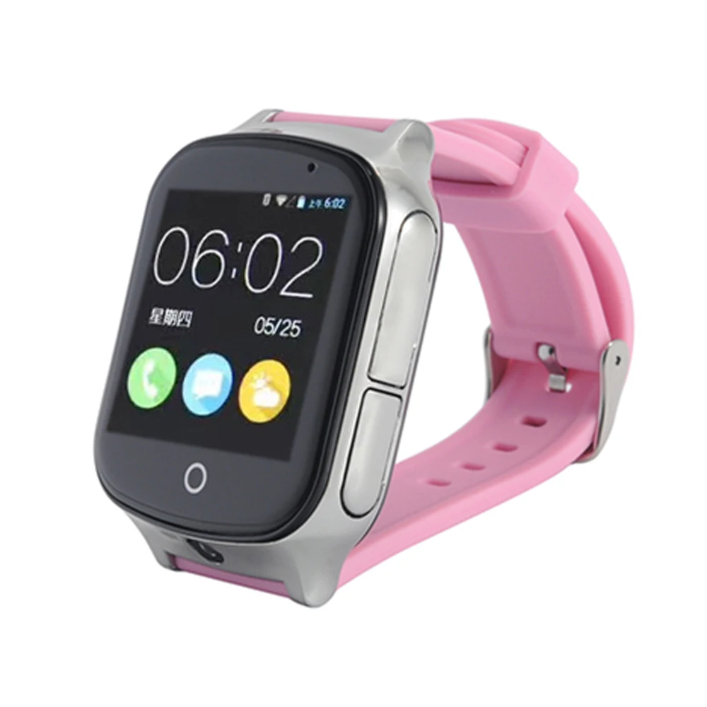 Мода Смарт часы детские наручные A19 3G Wi-Fi gps трекер Smartwatch Детские с Камера для IOS