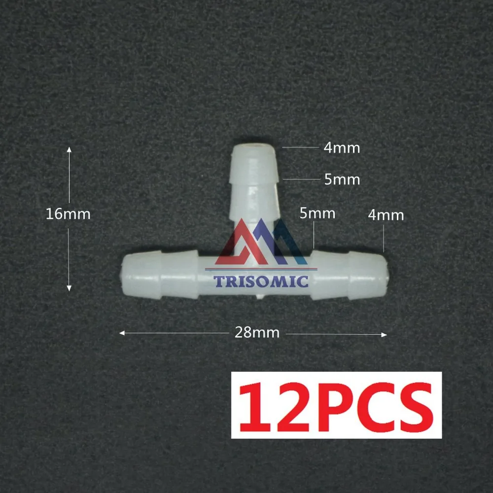 12 шт. т-образный соединитель для аквариума 4 мм | Обустройство дома