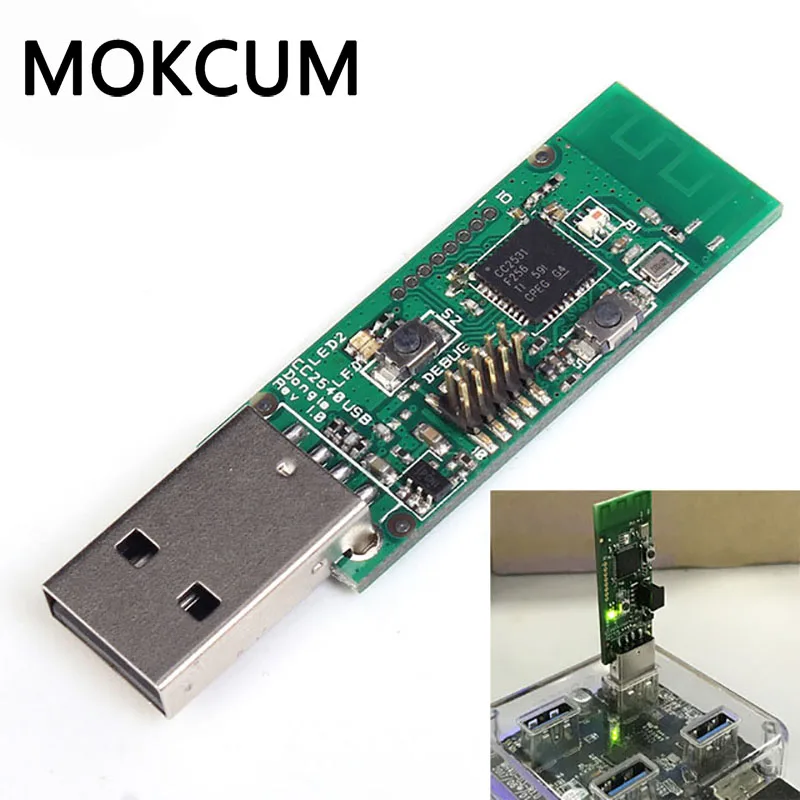 Беспроводная Антенна Zigbee CC2531 модуль анализатора Packet Protocol USB интерфейс Dongle Capture