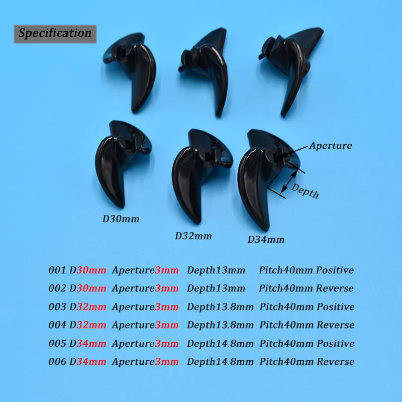 Диаметр лодки 3 мм пропеллер с 2 лопастями пропеллеры для 3-миллиметрового вала