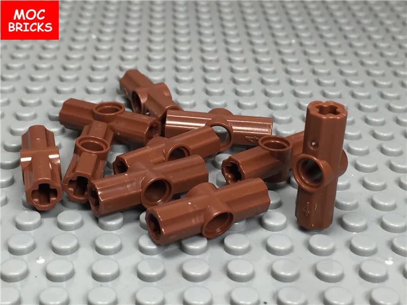 100 шт./лот MOC кирпичи техника ось и контактный разъем под углом #2 - 180 градусов
