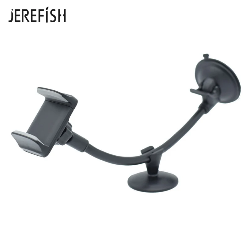 JEREFISH Universal Long Arm Windshield Mobile Cellphone Car Mount Bracket Holder for iPhone Phone Stand x xs GPS | Мобильные