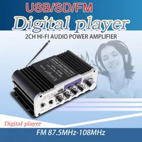 hy 803 2ch hi fi bluetooth compatible auto car motorcycle home audio power amplifier fm radio player support sd usb dvd mp3