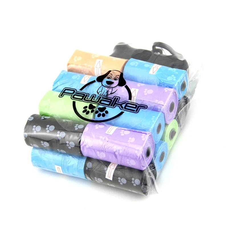 16 Rolls Pet Poop Bag Set Garbage Carrier Holder Dog Bone Shape Trash Dispenser Storage Box Clean Up Waste | Дом и сад