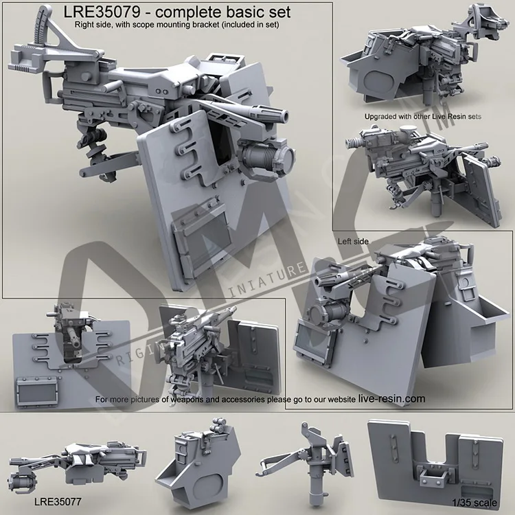 [Набор масштабных моделей] живая Смола LRE-35079 1/35 MK19-3 40 мм G.M.G на MK93 пулемет с тяжелым
