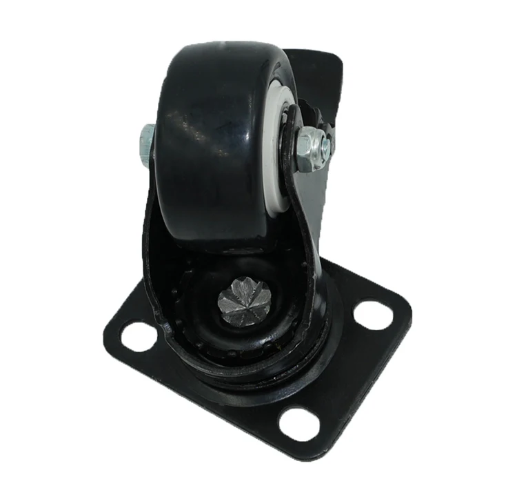 Высокая нагрузка 2 дюйма PU ролики/колеса бесшумные колеса/носки для дивана мебели