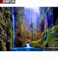 homfun full squareround drill 5d diy diamond painting canyon scenery embroidery cross stitch 5d home decor gift a14383