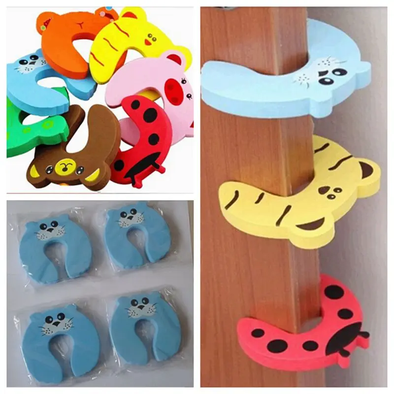 Высококачественная безопасная дверная пробка для детей Милая угловая детская