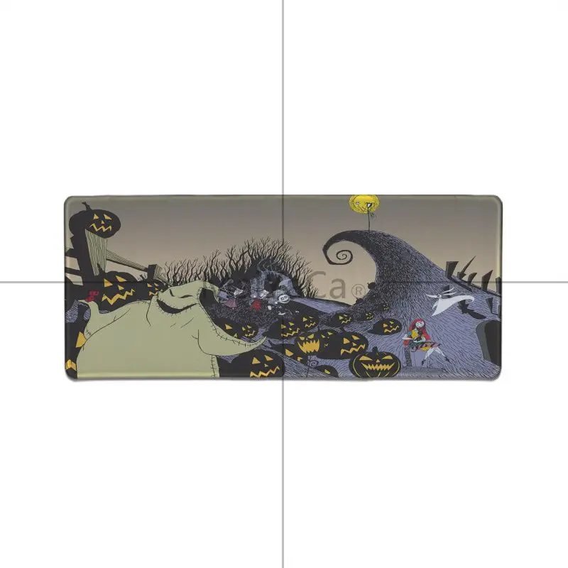 Lock Edge 30x80cm Maiyaca кошмар до Хэллоуина Рождественский игровой коврик для мыши запирающийся край коврик для мыши подставка под руку мышь геймер для ноутбука клавиатура - Цвет: Lock Edge 30x80cm