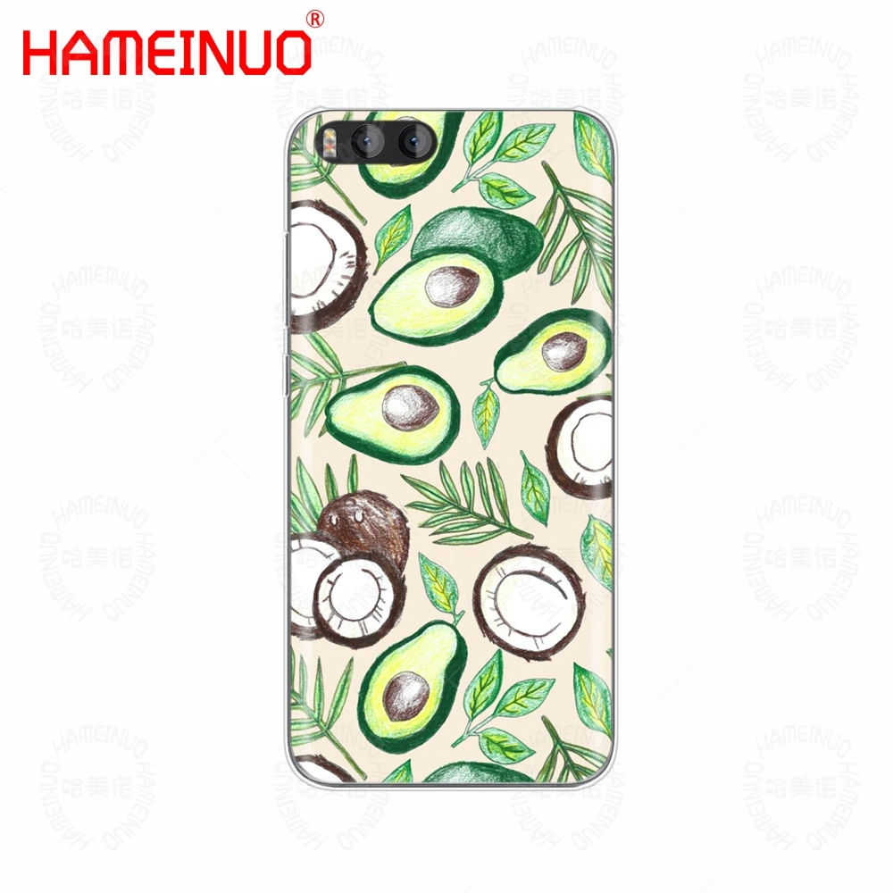 Чехол HAMEINUO с изображением фруктов и авокадо для Xiaomi Mi 3 4 5 5S 5C 5X 6 Mi3 Mi4 4I 4C Mi5 MI6 NOTE MAX 2