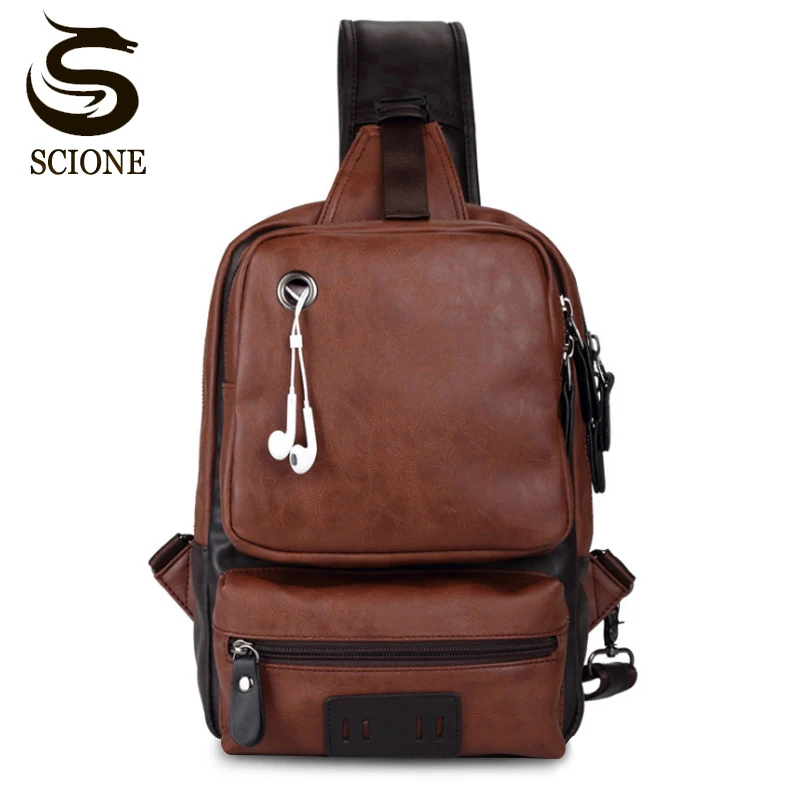 

Hot Anti-theft External Fashion Mens Shoulder Bag Messenger Bag Patchwork Men Crossbody Bag Large Casual Travel Man Chest Bag