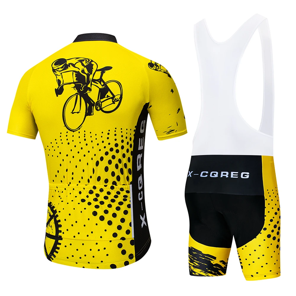 X CQREG бренд лето Велоспорт Джерси набор дышащий MTB велосипедная одежда горный