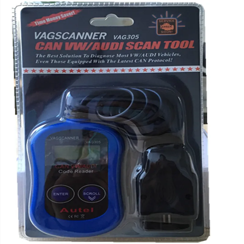 Автомобильный диагностический сканер OBD2 OBD II VAG305 считыватель кодов vag 305