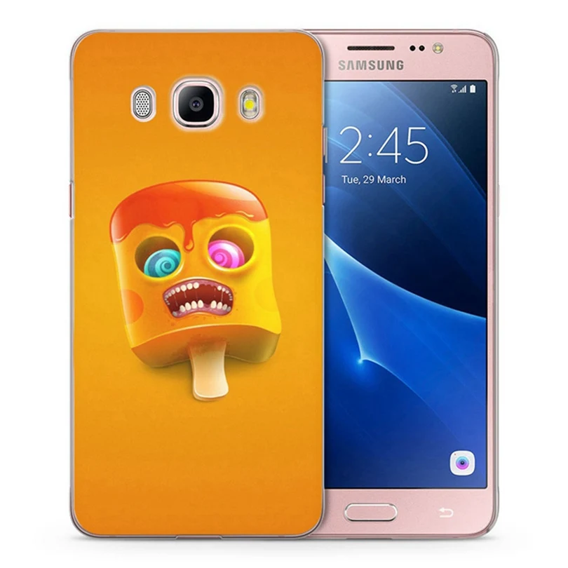 For Samsung Galaxy A3 A5 2017 prime J1 J2 J3 landscape Ice Cream Painted Cute Pattern Clear Soft TPU Silicone Case C019 |