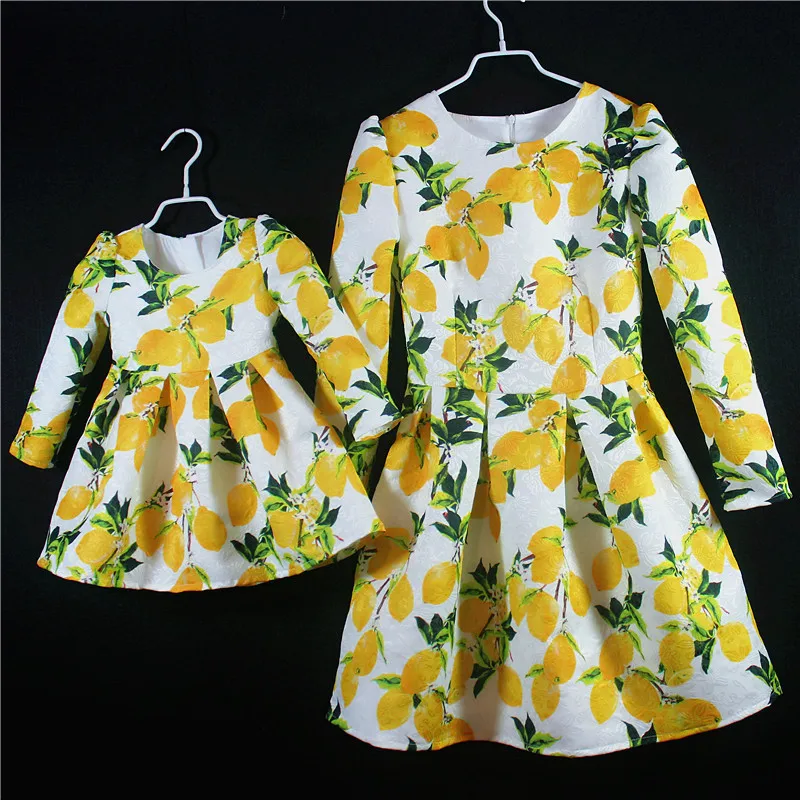 Новинка 2017 детское платье для мам женское осенне-зимнее с длинным рукавом