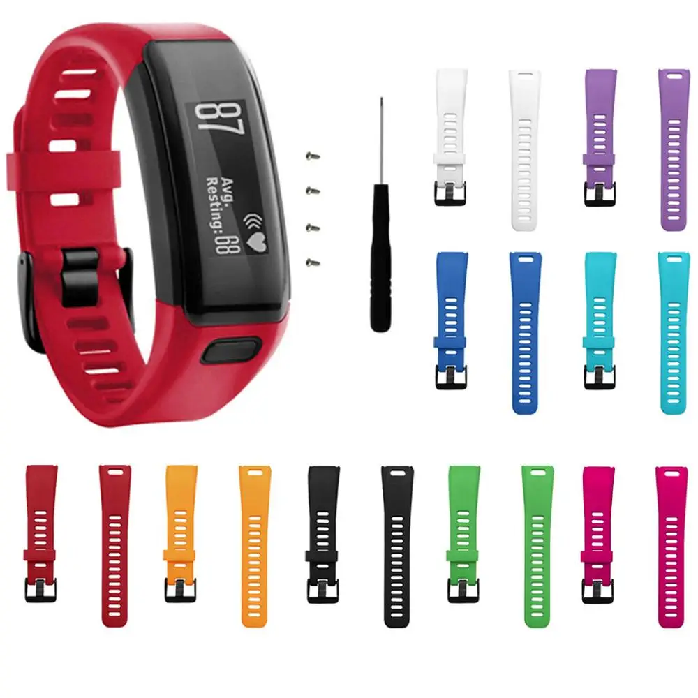 Модный браслет спортивный силиконовый ремешок + инструмент для Garmin Vivosmart HR умные
