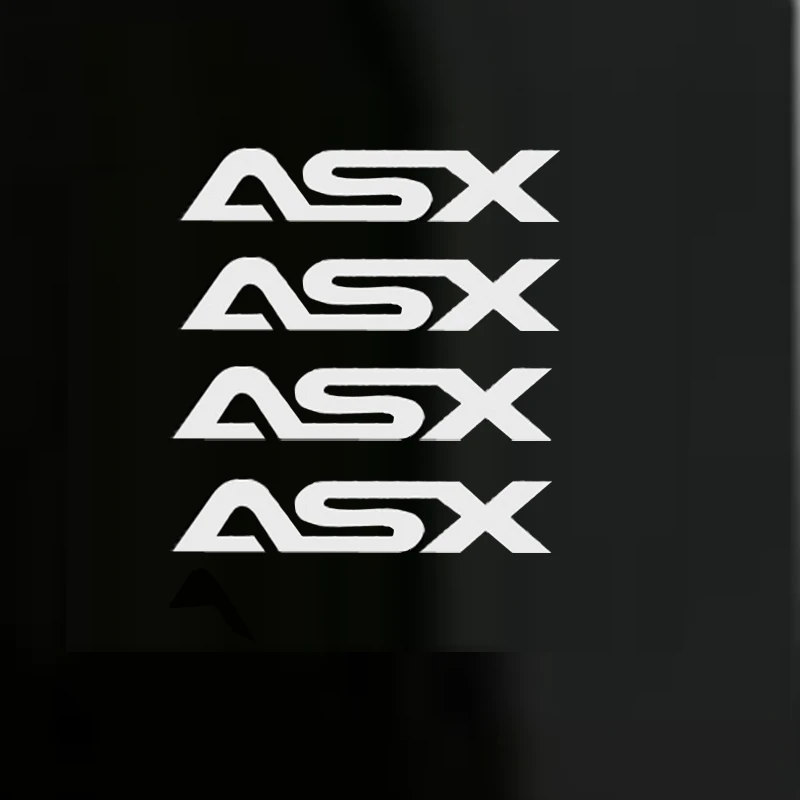 4 шт./лот автомобильные дверные ручки Стикеры для MITSUBISHI ASX 2011 2012 2013 автомобильные аксессуары