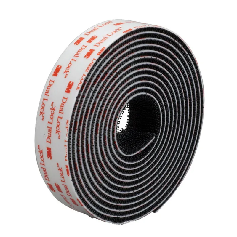 Клейкая крепежная лента 3M Dual Lock SJ3550 Black VHB тип 250/ (25 4 мм x 10 см) длина 60 см 6 шт. |