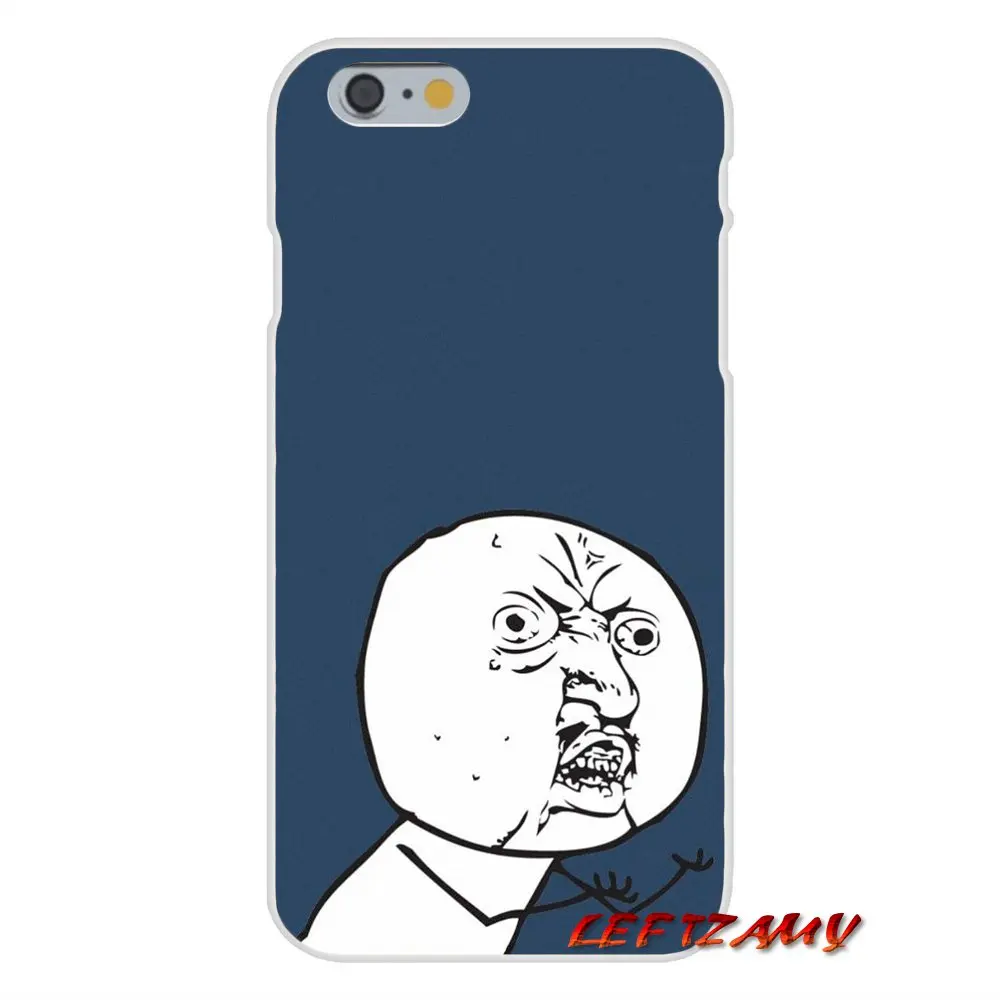 Аксессуары чехлы для телефонов Samsung Galaxy A5 A6S A7 A8 A9S Star J4 J6 J7 J8 Prime Plus 2018 Rage Comics Face Meme |