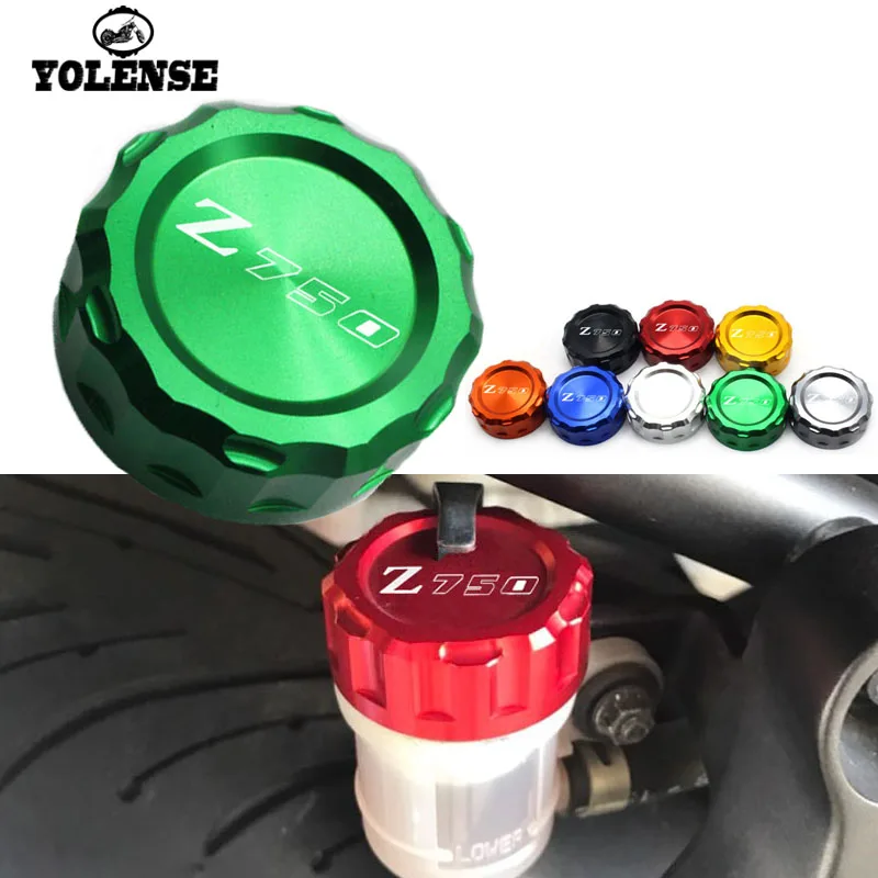 Для Kawasaki Z750 Z 750 2007- 2008 2009 2010 2011 2012 Аксессуары для мотоциклов с ЧПУ Алюминий задний тормоз Крышка Резервуара шапки