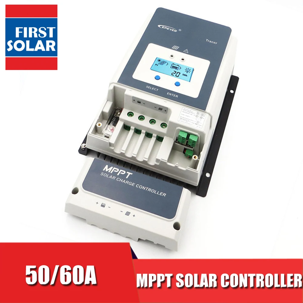 50 60 A MPPT Контроллер заряда на солнечной батарее Tracer5415AN Tracer5420AN 50A 60A регулятор