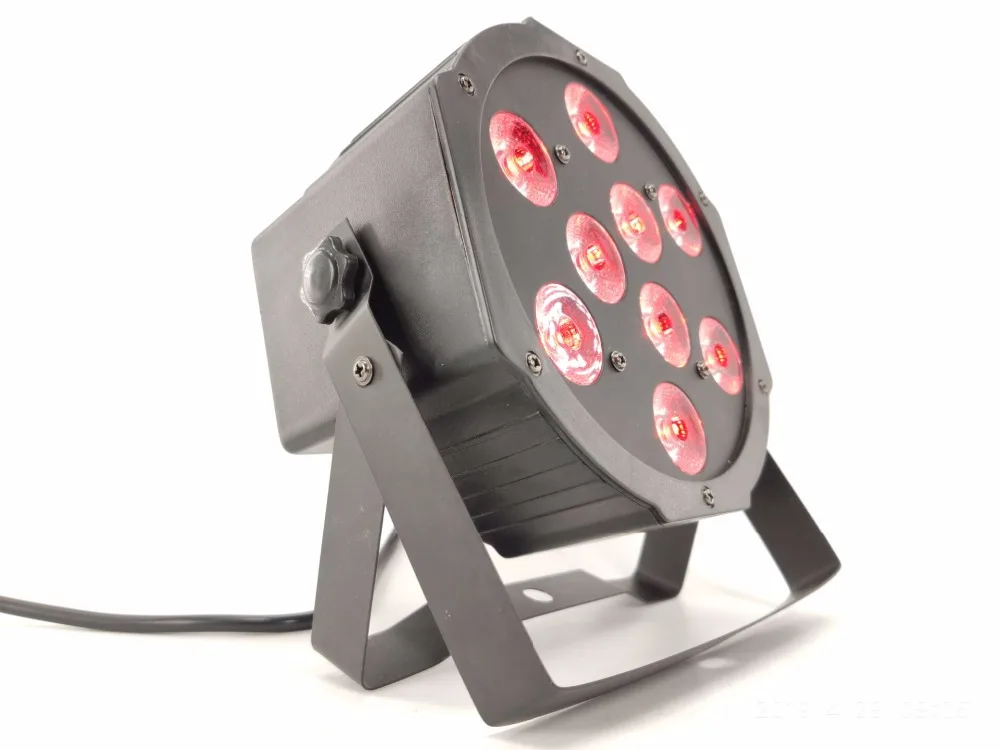 Новинка 9X12W RGBW 4in1led Par огни dmx512 плоские LED PAR дискотечные профессиональное dj