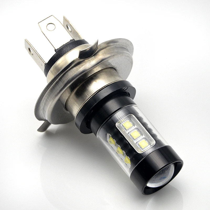 2x50 Вт H4 светодиодный ная лампа 16 SMD Автомобильная передняя фара DC 12 В ~ 24 360