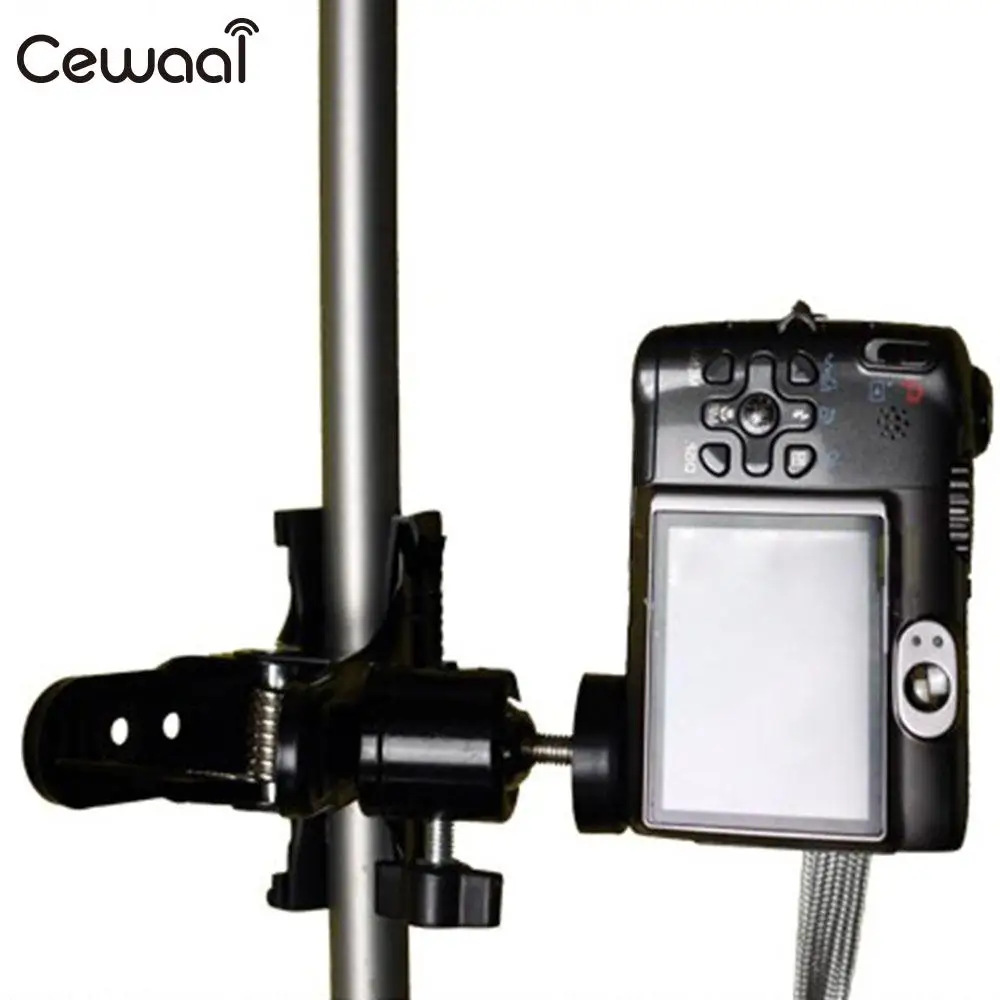 Black Camera Clamp Clip Outdoors Mount Tripod Portable Premium | Электроника