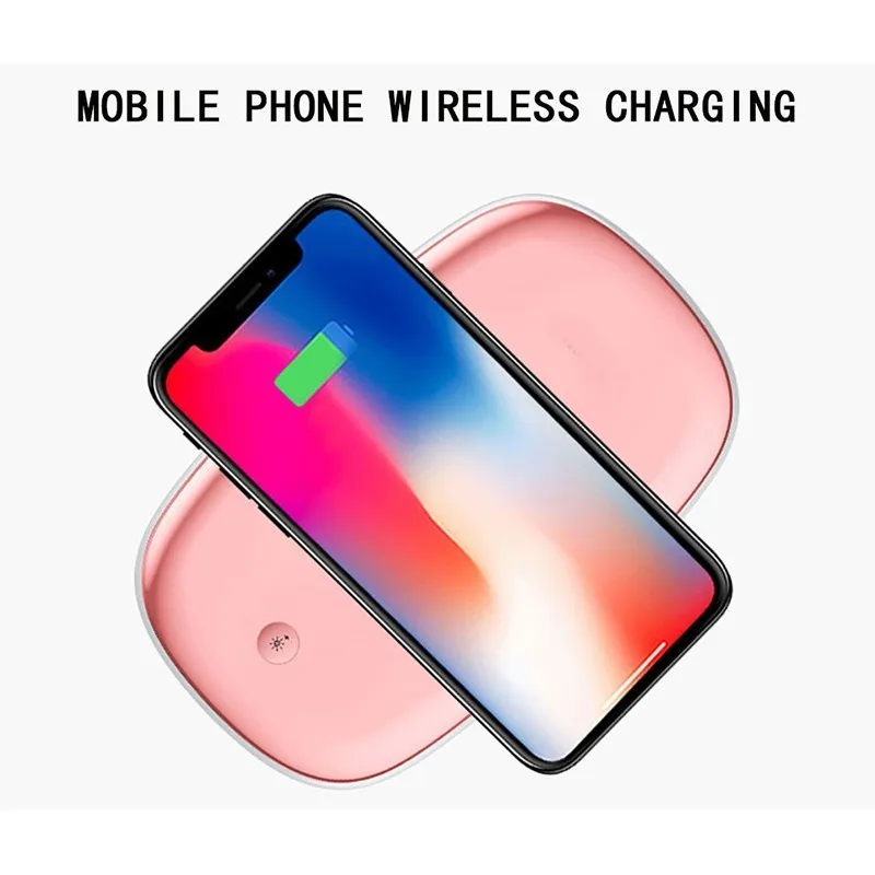 Qi Беспроводной Зарядное устройство для IPhone Xs Max XR samsung S9 примечание 9 Xiaomi