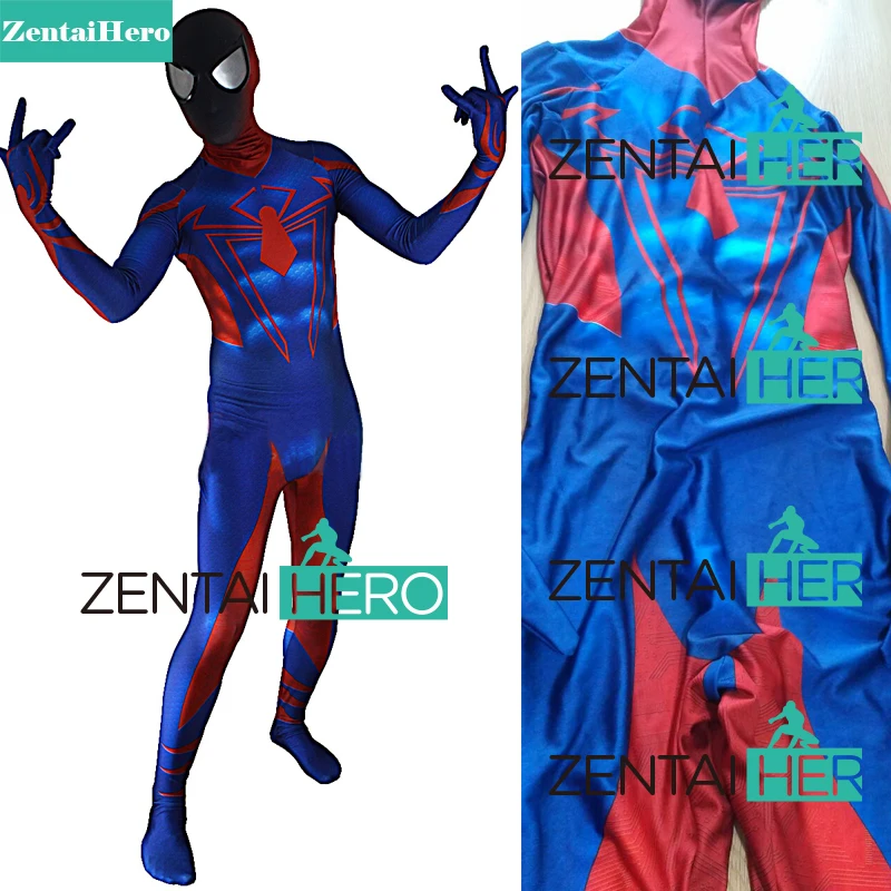 Костюм ZentaiHero с 3D принтом Классический Супермена Человека-паука костюм для