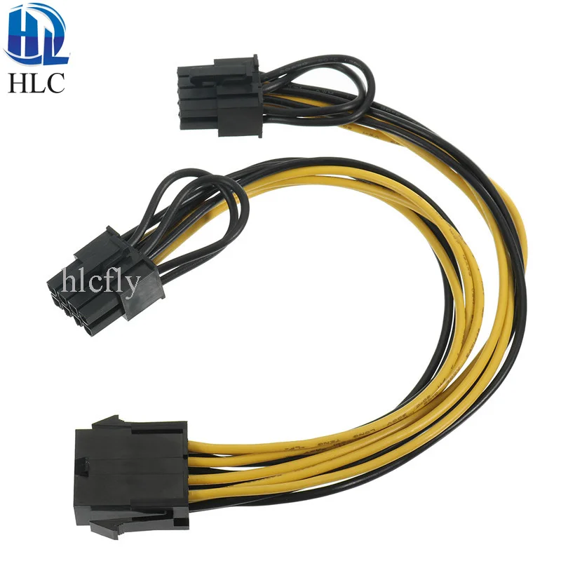 PCI Express Graphics Card Connector PC Power Supply Cable CPU Molex 8pin to 2 PCI-e 8(6+2)pin Internal Splitter |