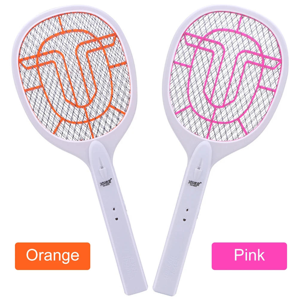 Mosquito Swatter Killer USB Перезаряжаемый СВЕТОДИОДНЫЙ Электрический мухи комары ошибка электронная мухобойка насекомых ошибка безопасный
