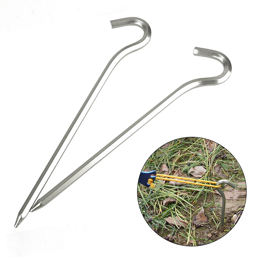 4 шт./компл. алюминиевый сплав Кемпинг колышки для палатки открытый пляж Пеший