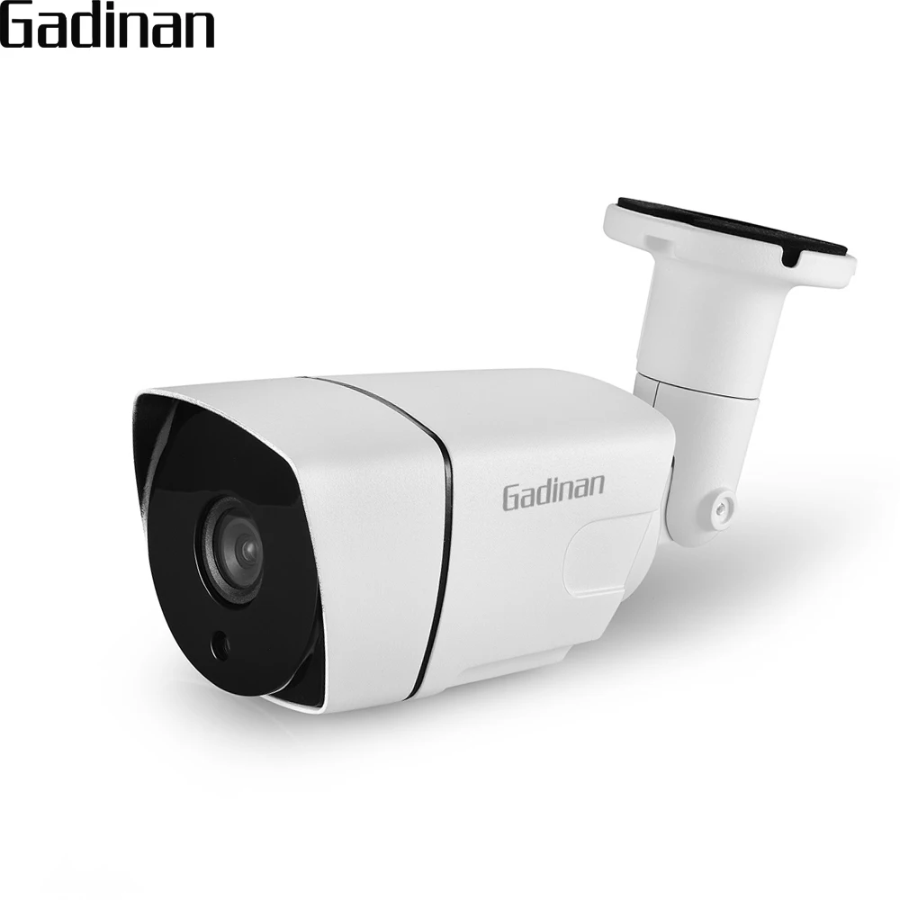 Gadinan Пуля IP Камера металла H.265 hi3516ev100 1080 P 2.0mp P2P безопасности vandalproof ONVIF DC 12 В или 48 POE