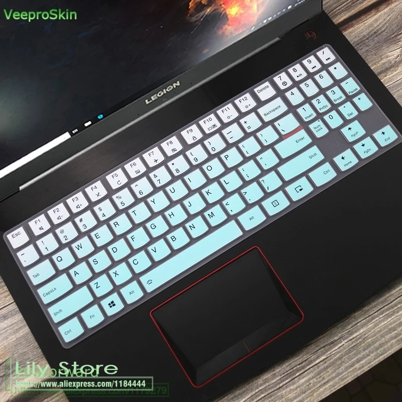 Силиконовая клавиатура защитная оболочка покрытие для lenovo Легион Y720 Y540 Y530 Y520 R720 Y7000 15,6 ''/Y730 Y740 17,3''