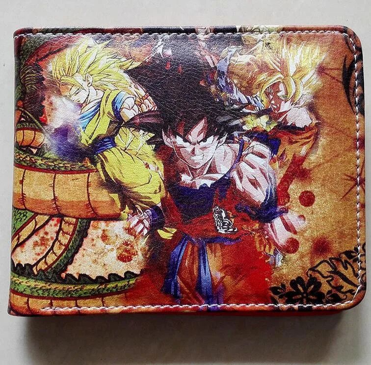 2018 в стиле аниме Драконий жемчуг зет логотип 04 кошельки Кошелек мульти-Цвет кожа