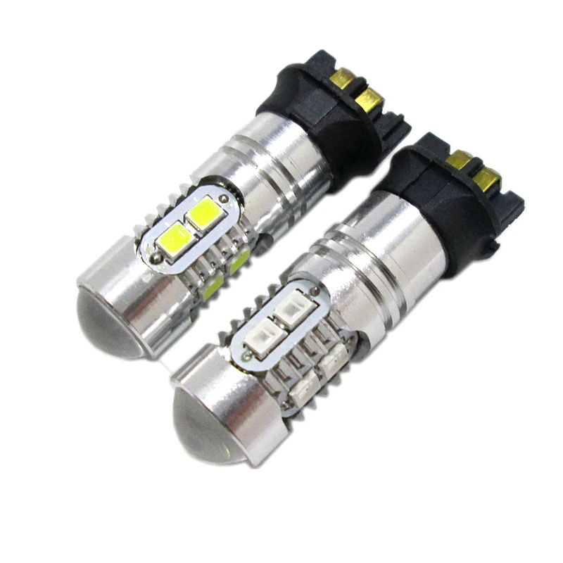 2 шт. PW24W сигнальные огни 50 Вт 2835 Чип 10SMD CANBUS без ошибок супер яркие поворотники для