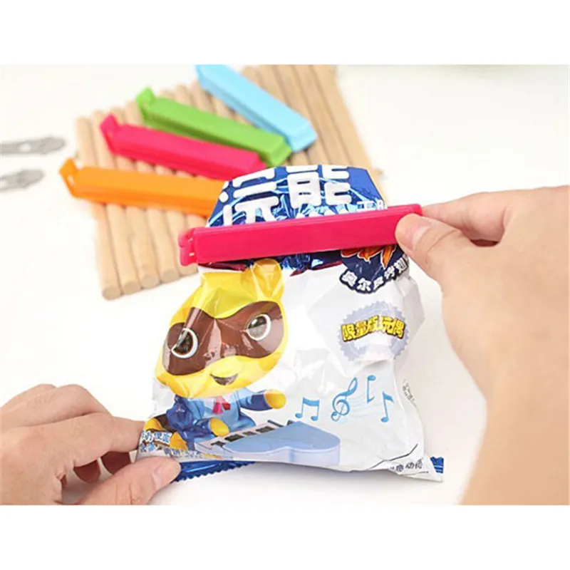 5 шт./Лот портативные новые кухонные зажимы для упаковки закусок пластиковый