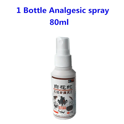 80ml Spray Высокое качество черный муравей лекарственные эфирные масла спрей медицина облегчение боли в колене клей патч суставы обратно лечебные пластыри - Цвет: 80ml Spray