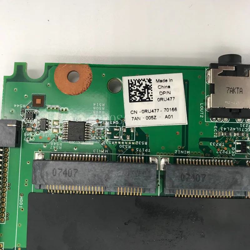 Бесплатная доставка для XPS M1530 материнская плата ноутбука CN-0RU477 0RU477 RU477 PM965 48.4W101. 031