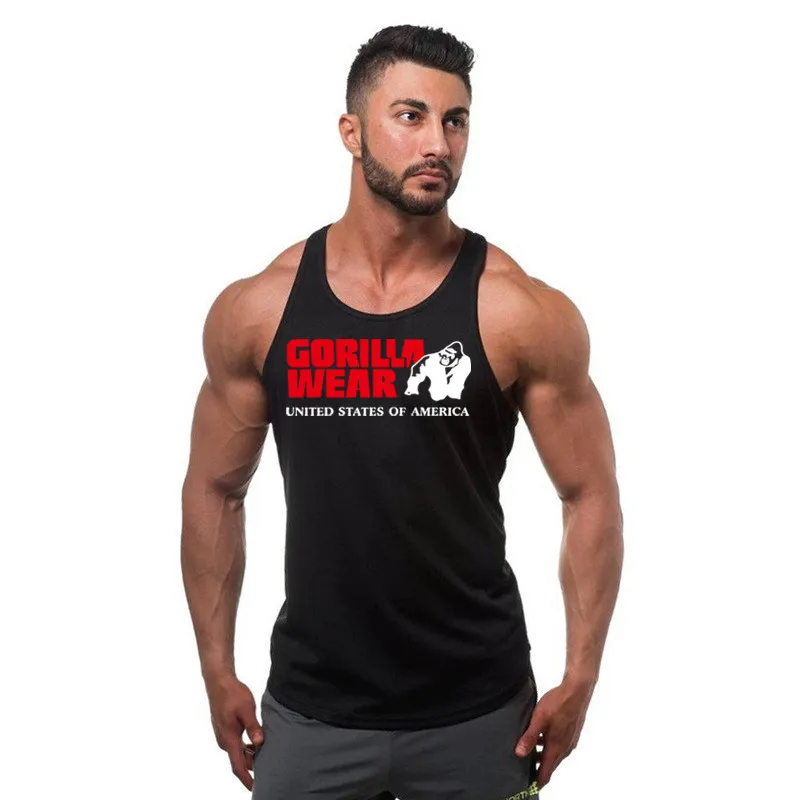 2019 NOPAIN NOGAIN одежда для бодибилдинга мужские спортивные майки майка фитнеса