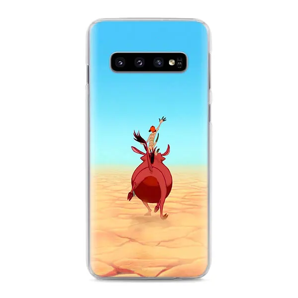 03 Король Лев Hakuna Matata чехол для телефона s для samsung Galaxy S10e S10 S8 S9 Plus M10 M20 M30 A50 S6 S7 Edge жесткий чехол - Цвет: 03