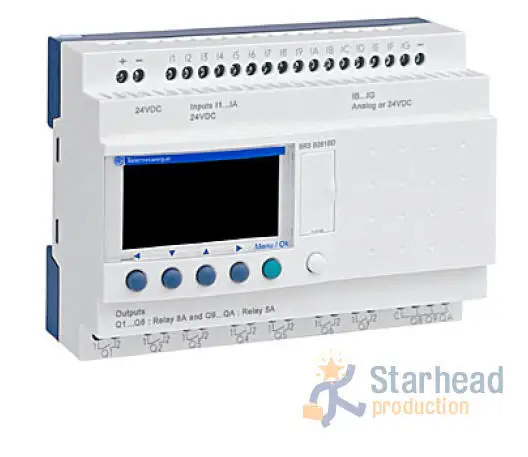 Новый или б/у оригинальный Zelio Logic SR3 SR3B261B релейный модуль AC24V 16 входов 10 релейных