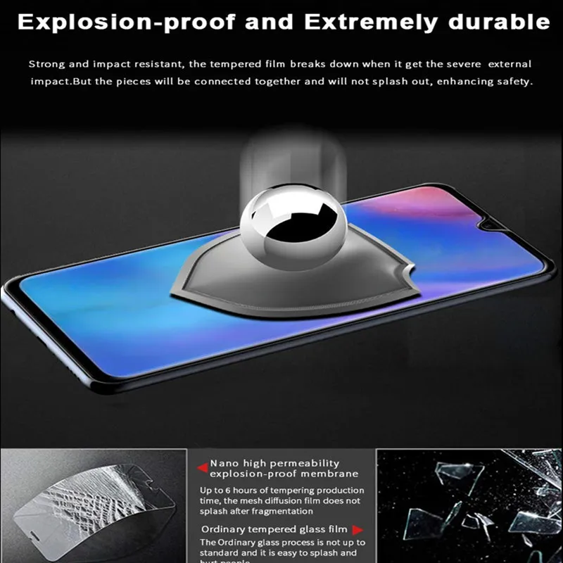 Protective tempered glass for Huawei p30 Pro p20 Lite P30 Screen Protector Cover For pro | Мобильные телефоны и