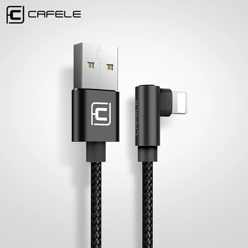 CAFELE usb кабель для iphone x xr Кабель зарядного устройства для 6 7 8 5S plus Быстрая зарядка нейлоновый шнур для передачи данных Поддержка синхронизации данных