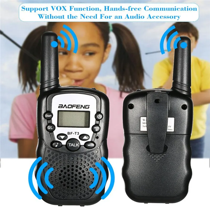 baofeng BF T3 BFT3 cb комплект мини детская рация для детей 2 шт автомобильная портативная
