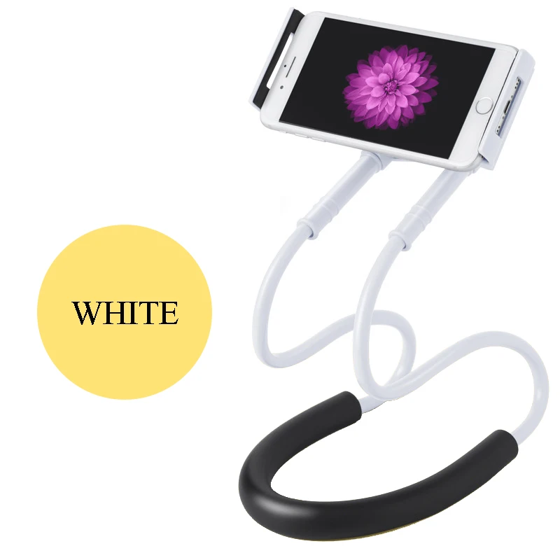 White Держатель для телефона «ленивая Шея» подставка для iPhone iPad универсальный телефонный кронштейн, монтируемый в стол для samsung Xiaomi гибкий держатель Поддержка - Цвет: White