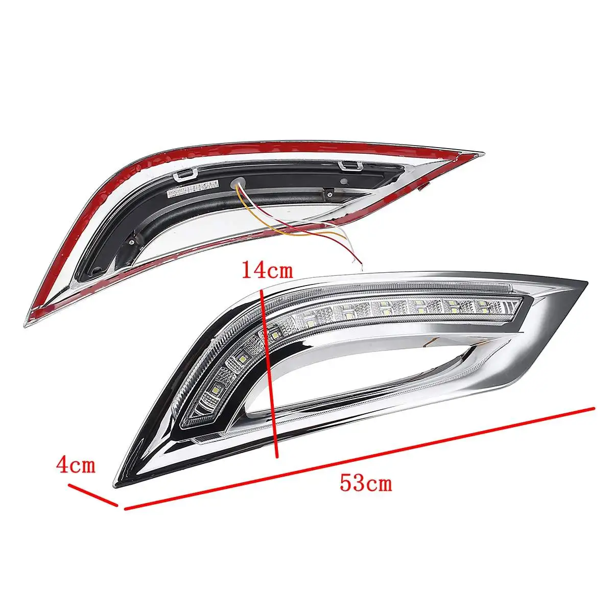 12 В Автомобильный светодиодный DRL для hyundai I45 Sonata 2011 2012 2013 дневные ходовые огни вождения Противотуманные фары контроллер проводка пара черный