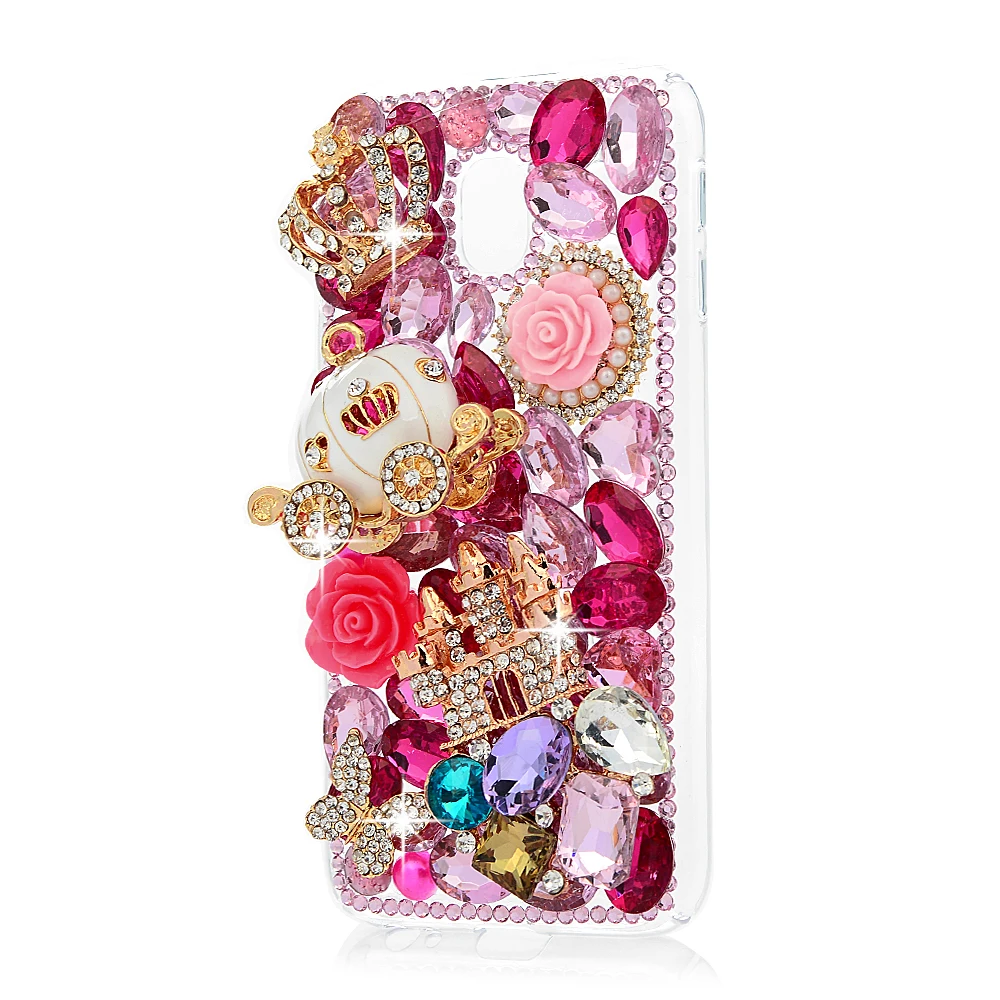 Turata 3D со стразами чехол для samsung Galaxy J3 2017 (ЕС) Bling С кристалалми и защитный КРЫШКА