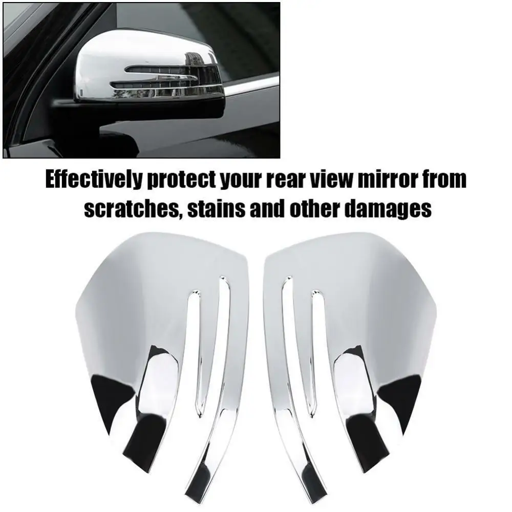 ABS Material Car Rearview Mirror Chrome Cover Trim For Mercedes-Benz Old E-Class / GLK/GLA200 | Автомобили и мотоциклы